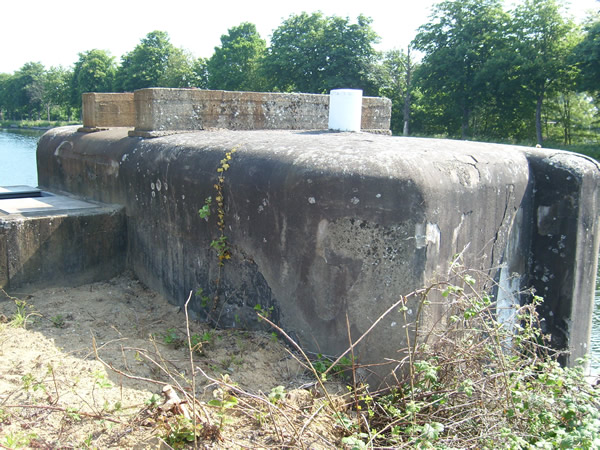 huidige toestand van de bunker